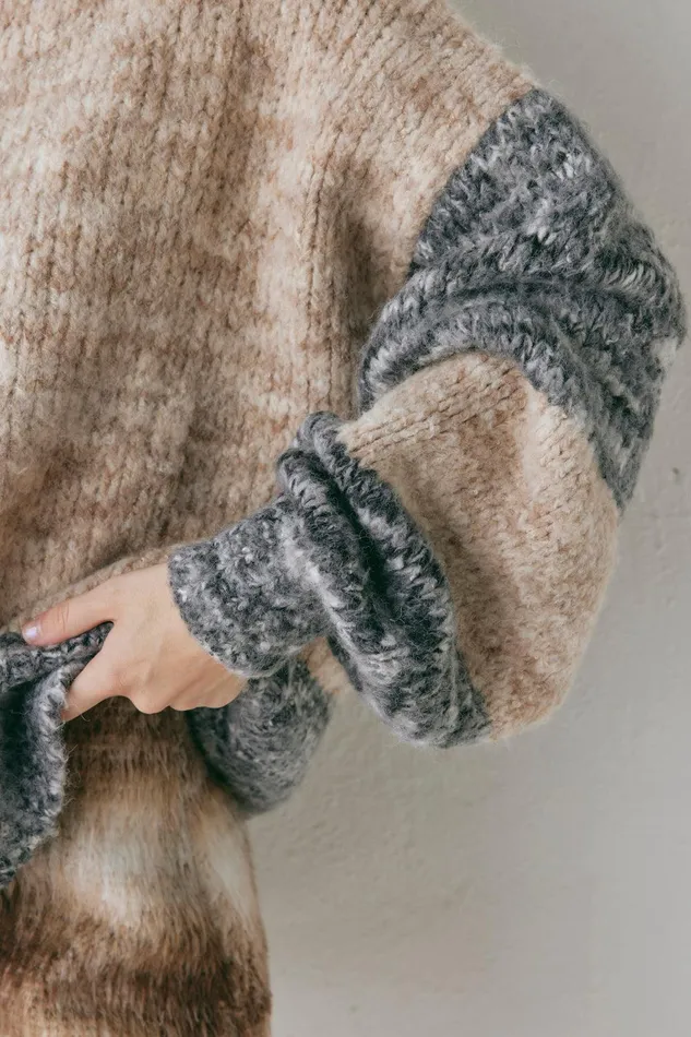 VRG GRL Alys Knit Jumper Marle Women JumpersSweaters VRG GRL Alys Knit Jumper Marle Women JumpersSweaters