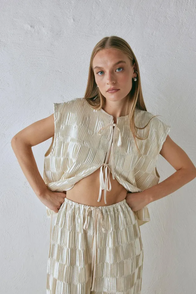 VRG GRL Enni Pants Cream Women Pants