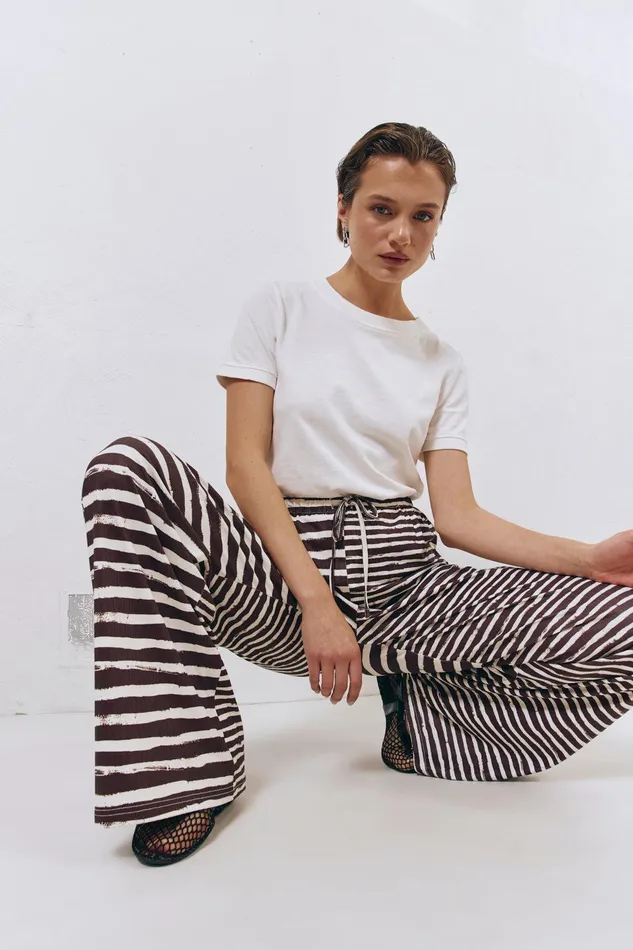 VRG GRL Rieti Pants Brown Women Pants