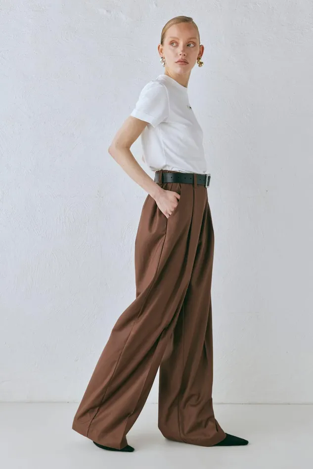 VRG GRL Zola Pants Chocolate Women Pants