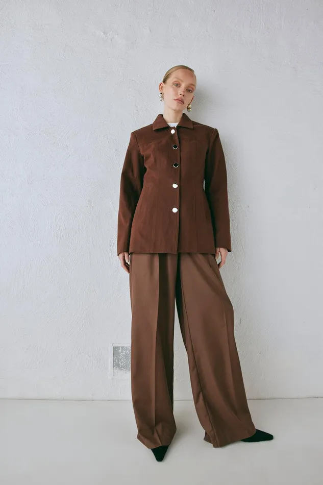 VRG GRL Zola Pants Chocolate Women Pants
