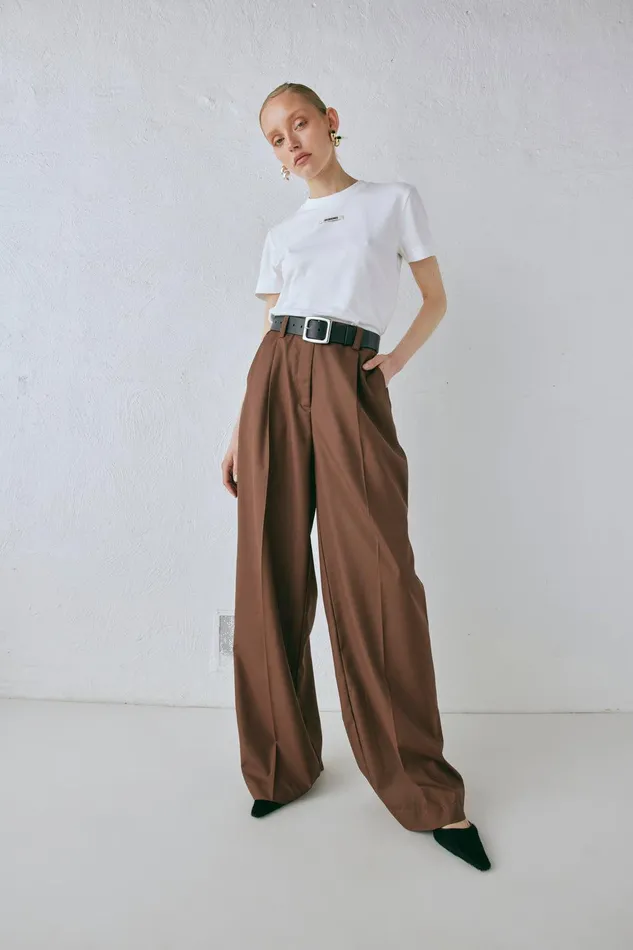 VRG GRL Zola Pants Chocolate Women Pants