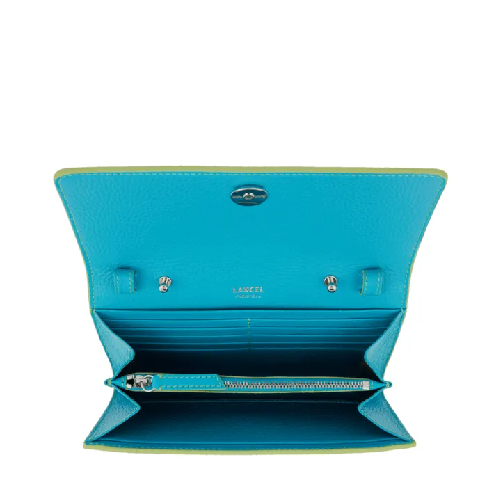 Wallet Chain Ocean Blue Women Lancel Wallet