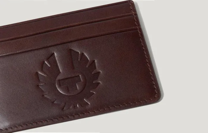 Wallets Men Belstaff Wheatle Card Holder Antique Brown Wallets Men Belstaff Wheatle Card Holder Antique Brown