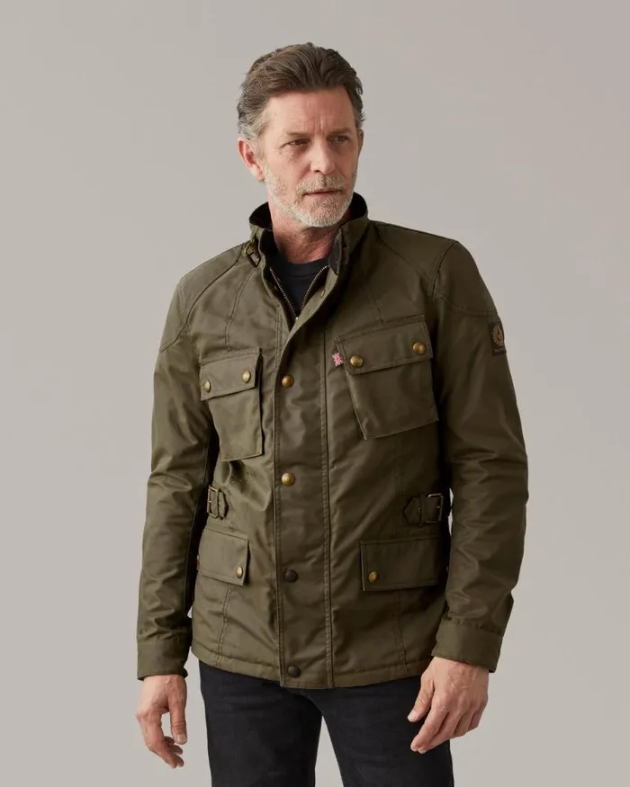 Waxed Jackets Men Belstaff Crosby Motorcycle Jacket Forest Green Waxed Jackets Men Belstaff Crosby Motorcycle Jacket Forest Green