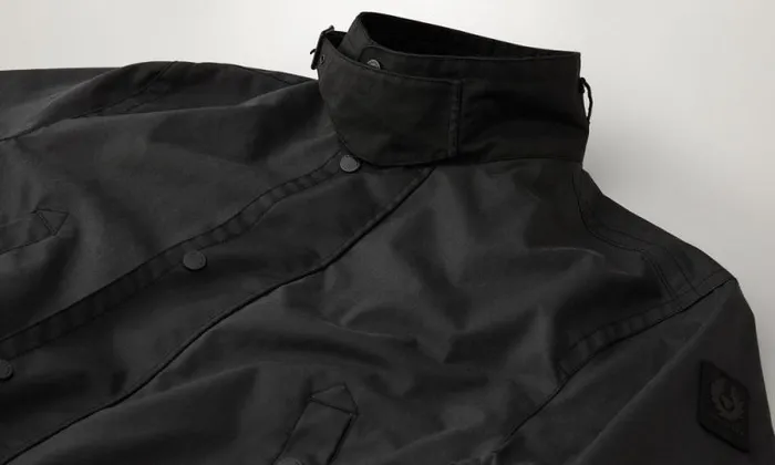 Waxed Jackets Men Belstaff Service Coat Black Waxed Jackets Men Belstaff Service Coat Black