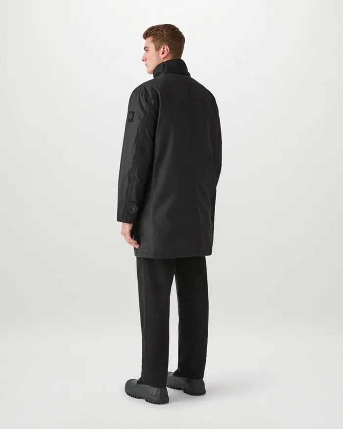 Waxed Jackets Men Belstaff Service Coat Black Waxed Jackets Men Belstaff Service Coat Black
