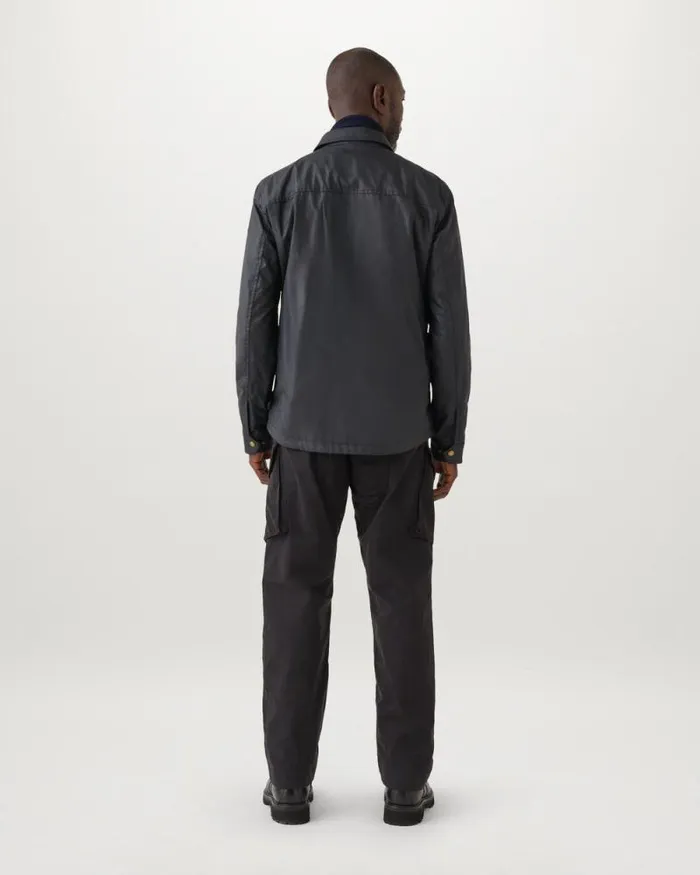 Waxed Jackets Men Belstaff Tour Overshirt Dark Navy