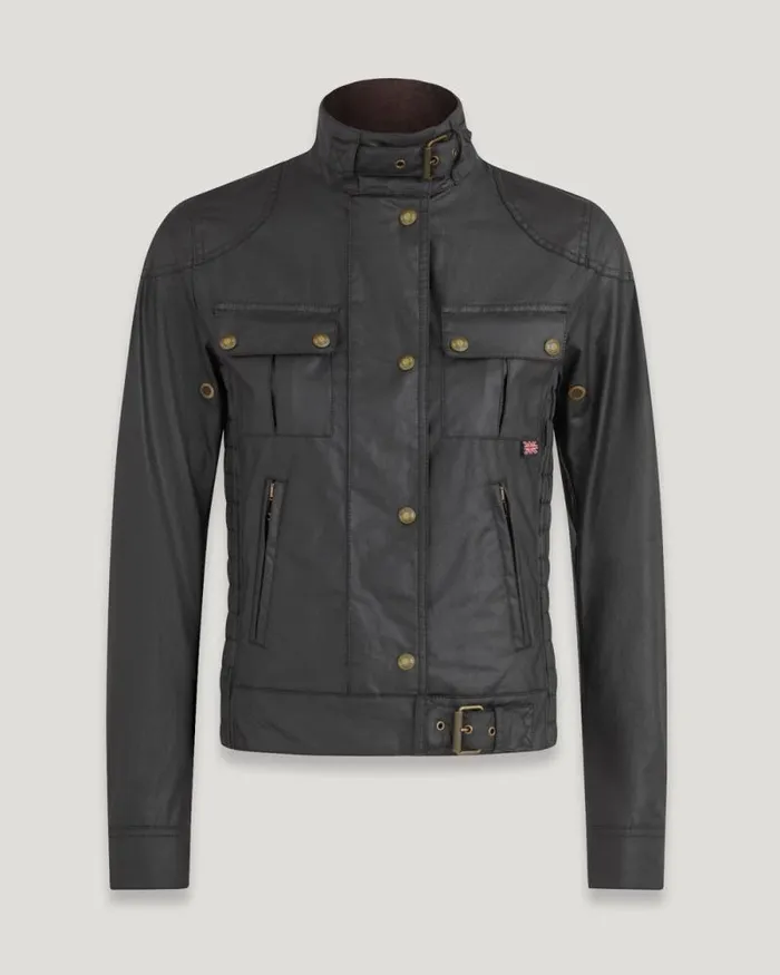 Waxed Jackets Women Belstaff Gangster Jacket Black