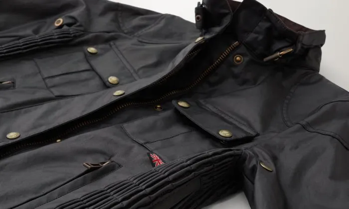 Waxed Jackets Women Belstaff Gangster Jacket Black