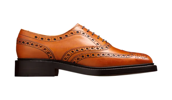 Westfield 8211 Cedar Burnished Calf Men Barker Shoes Wedding Shoes