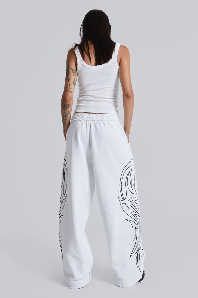 White Blade Joggers Tops Jaded London Women