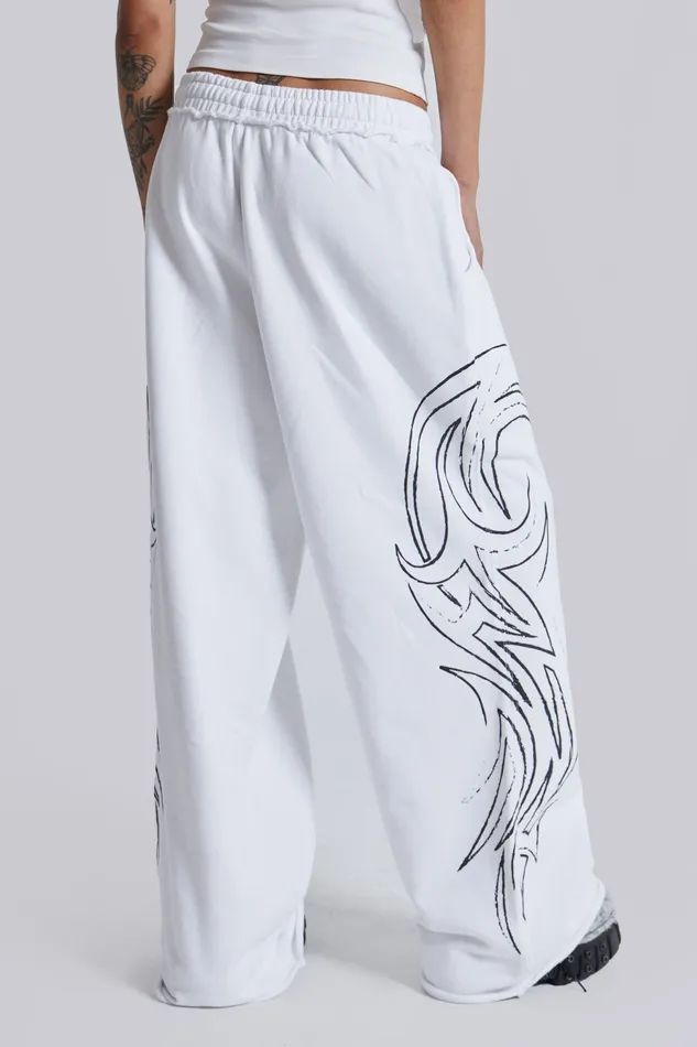 White Blade Joggers Tops Jaded London Women