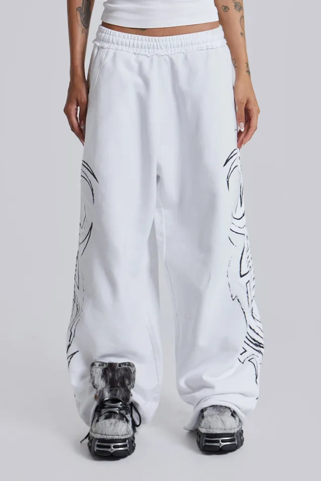 White Blade Joggers Tops Jaded London Women