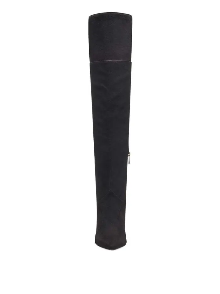 Wide Width Shoes Jessica Simpson Habella Over The Knee Boot In Black Suede