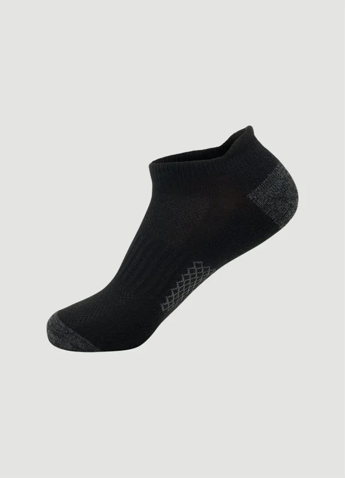 Women 10Pack Heel Tab Socks Black RBX Active Socks