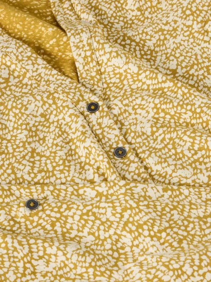 Women ANNIE LONG SLEEVE PRINTED SHIRT Chartreuse Print White Stuff Tops and Tees