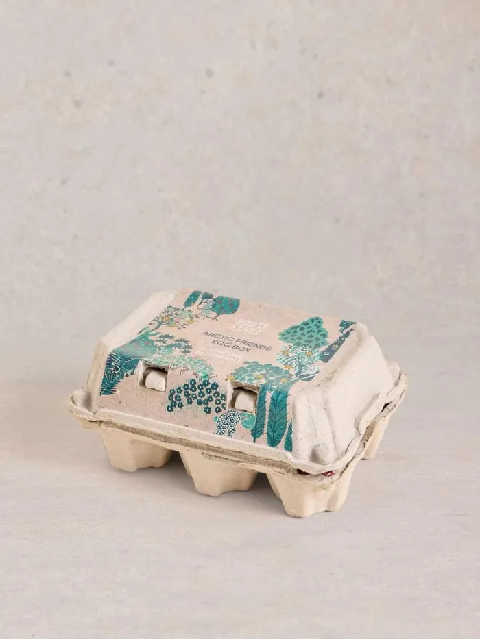 Women Arctic Friends Egg Box Natural Multi White Stuff Decorations Women Arctic Friends Egg Box Natural Multi White Stuff Decorations