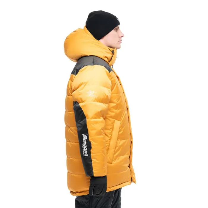 Women Bergans Of Norway Down Jackets Expedition Down Unisex Parka Arctic Ocean Yellow Black