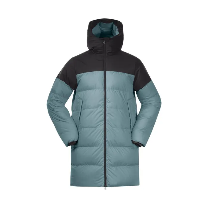 Women Bergans Of Norway Down Jackets Oslo Urban Down Parka Grey Sage Black