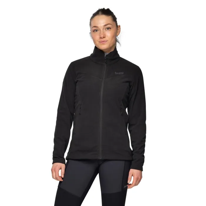 Women Bergans Of Norway Fleece Finnsnes Fleece W Jacket Black