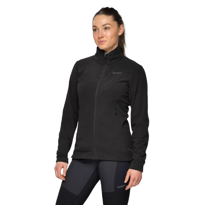 Women Bergans Of Norway Fleece Finnsnes Fleece W Jacket Black