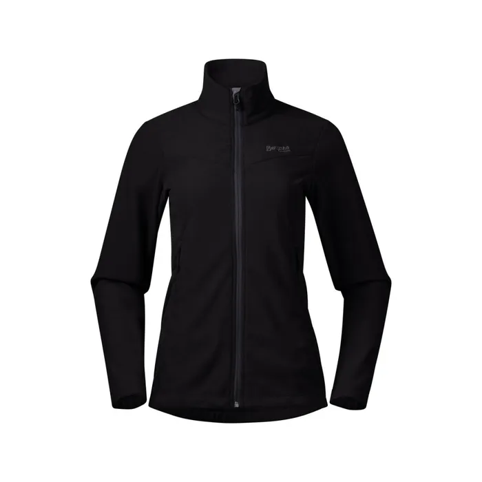Women Bergans Of Norway Fleece Finnsnes Fleece W Jacket Black