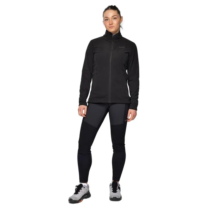 Women Bergans Of Norway Fleece Finnsnes Fleece W Jacket Black