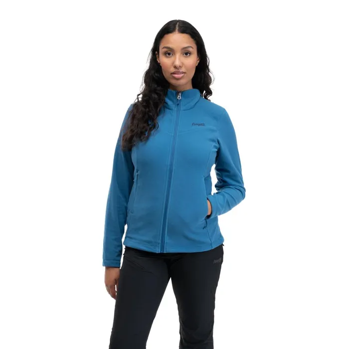 Women Bergans Of Norway Fleece Finnsnes Fleece W Jacket North Sea Blue