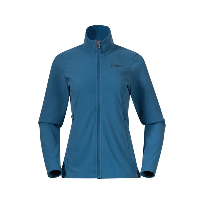 Women Bergans Of Norway Fleece Finnsnes Fleece W Jacket North Sea Blue