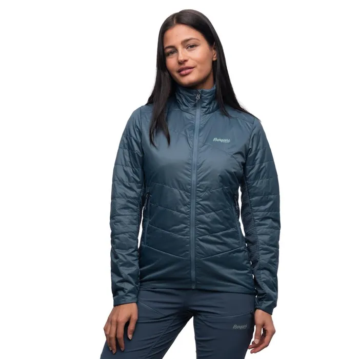 Women Bergans Of Norway Insulated Jackets Rabot V2 Insulated Hybrid W Jacket Orion Blue Women Bergans Of Norway Insulated Jackets Rabot V2 Insulated Hybrid W Jacket Orion Blue