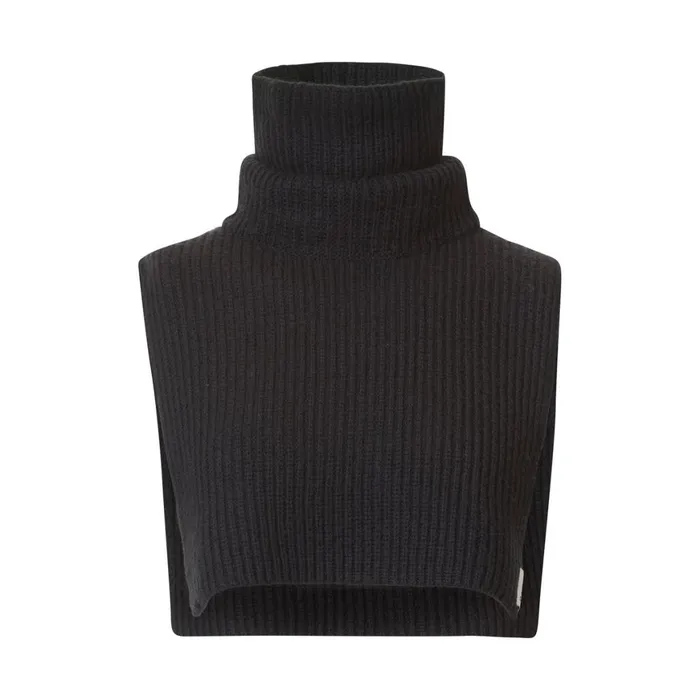 Women Bergans Of Norway Neck Warmers Knitted Neck Warmer Dark Shadow Grey