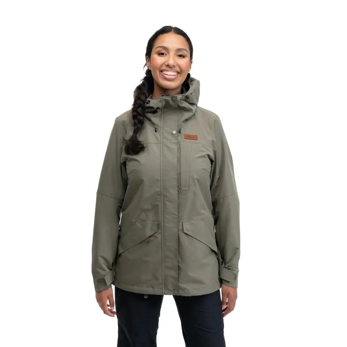 Women Bergans Of Norway Shell Jackets Nordmarka 2l Shell Jacket Green Mud