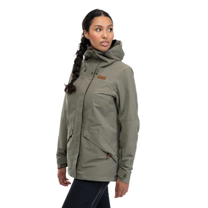 Women Bergans Of Norway Shell Jackets Nordmarka 2l Shell Jacket Green Mud