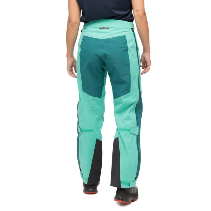 Women Bergans Of Norway Shell Pants Tind 3l Shell Pants Light Malachite Green Malachite Green