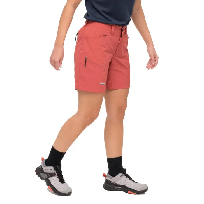 Women Bergans Of Norway Shorts Vaagaa Light Softshell Shorts Rusty Dust