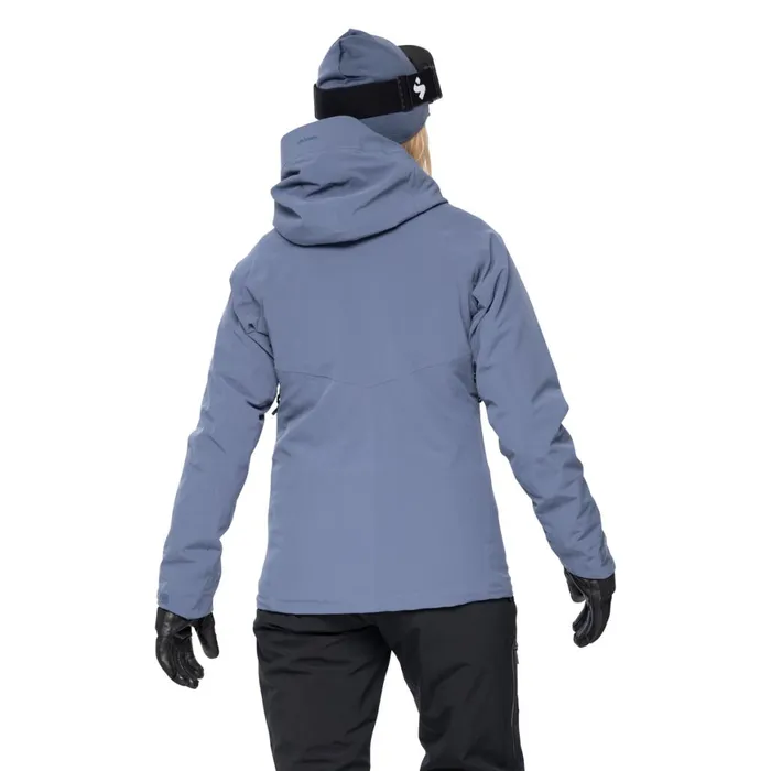 Women Bergans Of Norway Ski Jackets Oppdal Insulated W Jacket Granite Blue