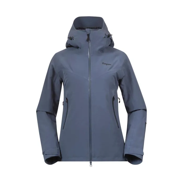 Women Bergans Of Norway Ski Jackets Oppdal Insulated W Jacket Granite Blue