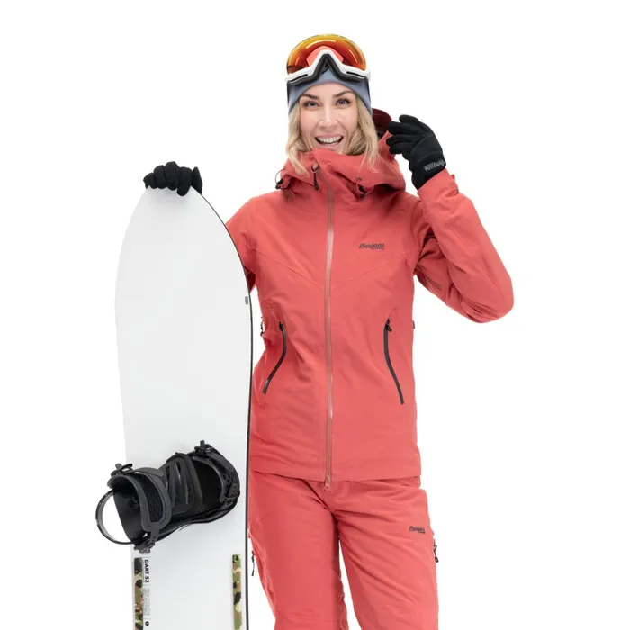 Women Bergans Of Norway Ski Jackets Oppdal Insulated W Jacket Rusty Dust