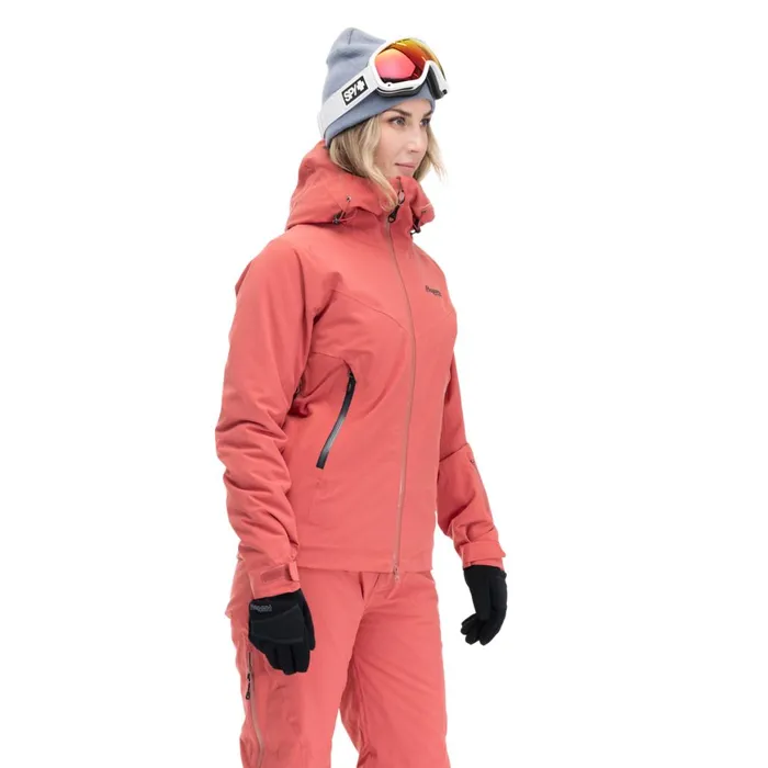 Women Bergans Of Norway Ski Jackets Oppdal Insulated W Jacket Rusty Dust