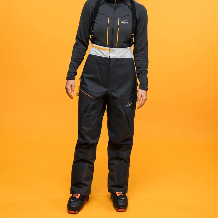 Women Bergans Of Norway Ski Pants Y Mountainline Breathe 3l Shell Bib Pants