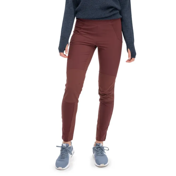 Women Bergans Of Norway Softshell Pants Flyen Original Tight Pants Amarone Red