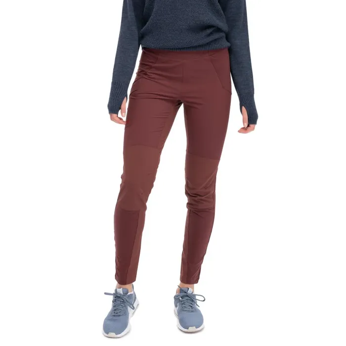 Women Bergans Of Norway Softshell Pants Flyen Original Tight Pants Amarone Red