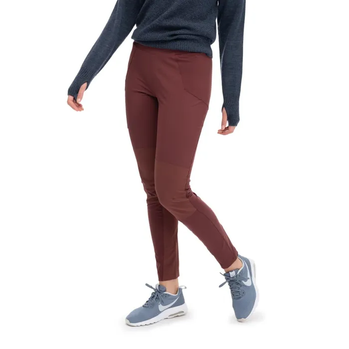 Women Bergans Of Norway Softshell Pants Flyen Original Tight Pants Amarone Red