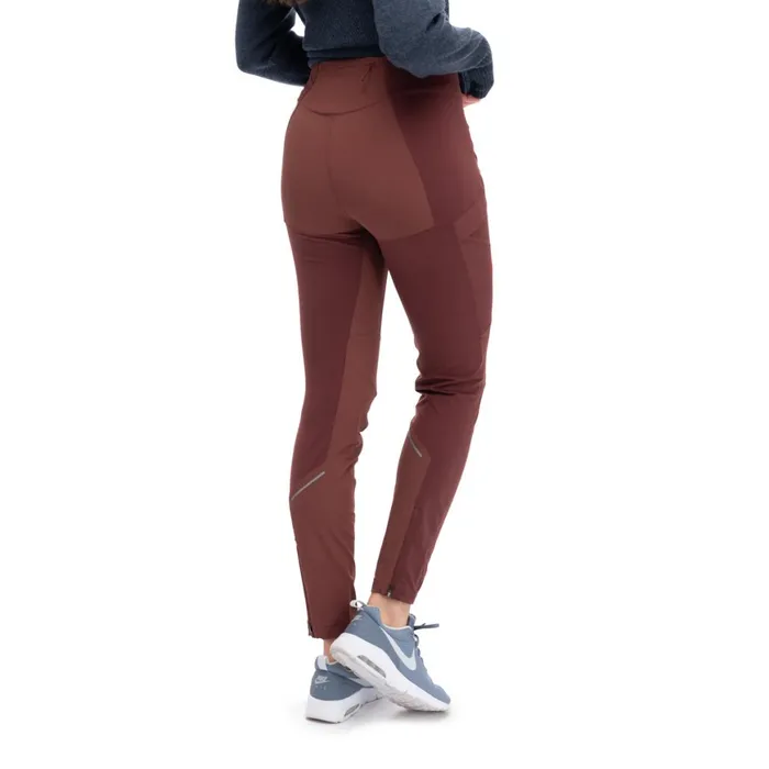 Women Bergans Of Norway Softshell Pants Flyen Original Tight Pants Amarone Red