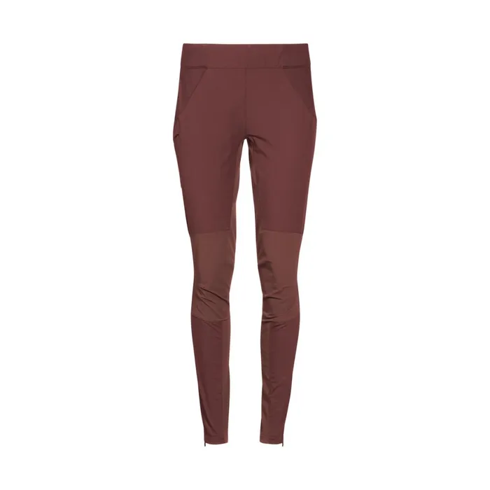 Women Bergans Of Norway Softshell Pants Flyen Original Tight Pants Amarone Red