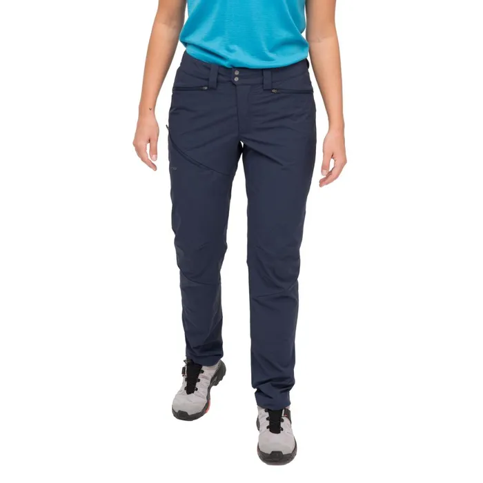Women Bergans Of Norway Softshell Pants Rabot Light Softshell Pants Navy Blue