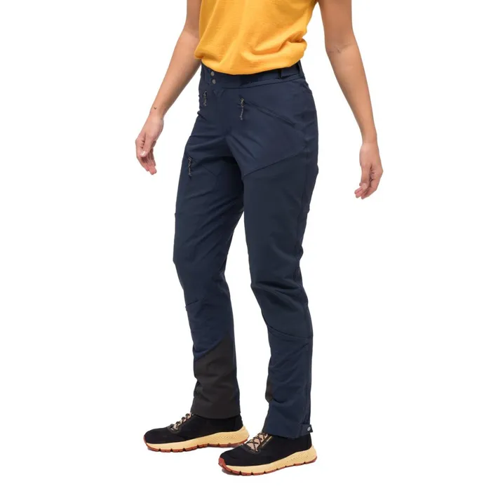 Women Bergans Of Norway Softshell Pants Tind Softshell Pants Navy Blue