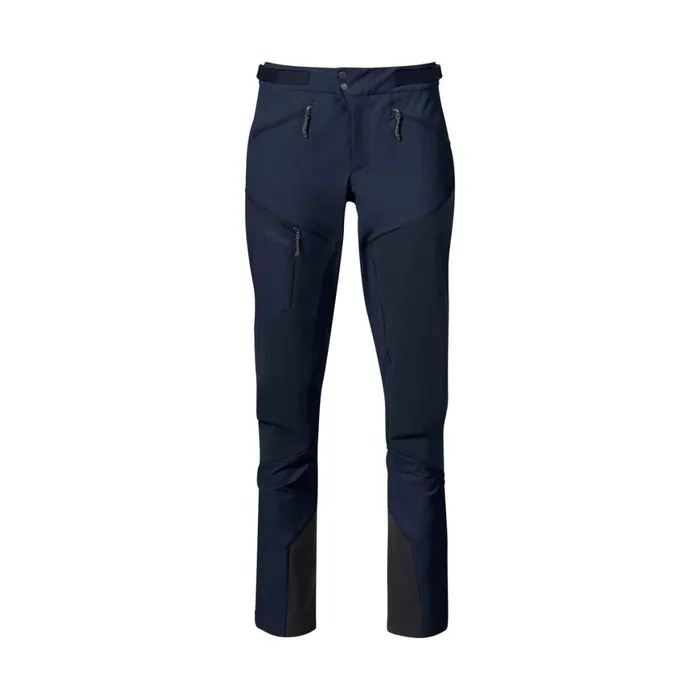 Women Bergans Of Norway Softshell Pants Tind Softshell Pants Navy Blue