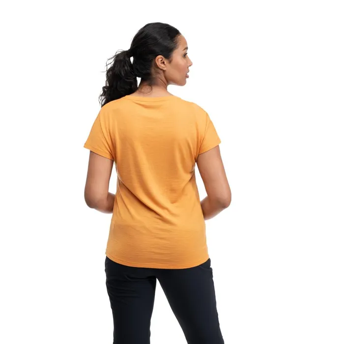 Women Bergans Of Norway TShirts Urban Wool W Tee Golden Field